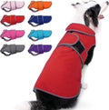 Warm Dog Coat Waterproof Winter Dog Jacket, S, Red