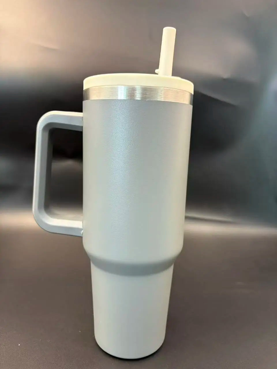 40oz 1200ML Insulated Tumbler W/Handle & Straw, Double Wall Thermal Cup, Travel Coffee Mug, Gift